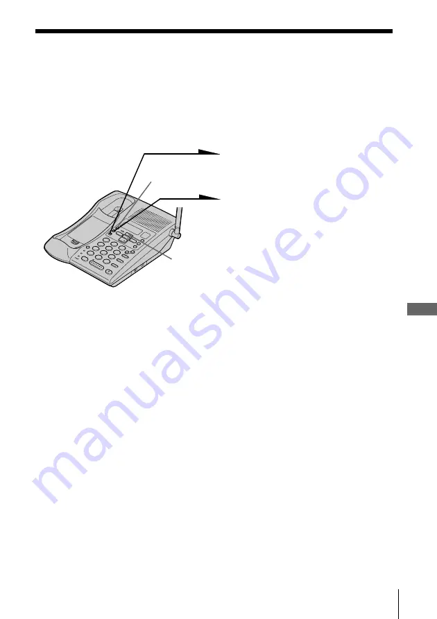 Sony SPP-A985 - Cordless Telephone With Answering System Operating Instructions Manual Download Page 55