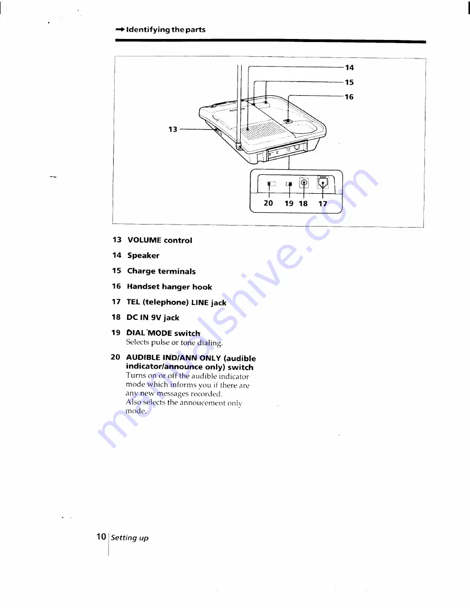 Sony SPP-AQ25 Primary Скачать руководство пользователя страница 10