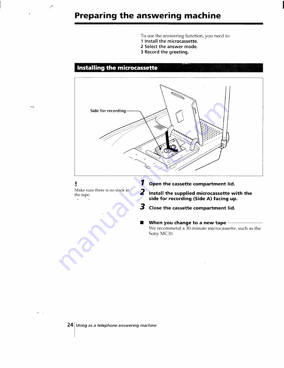 Sony SPP-AQ25 Primary Скачать руководство пользователя страница 24