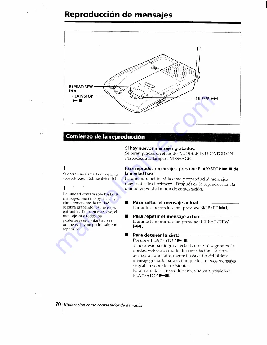 Sony SPP-AQ25 Primary Скачать руководство пользователя страница 73