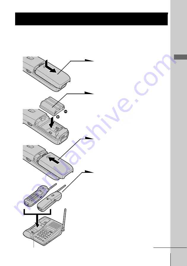 Sony SPP-ID975 - Cordless Telephone Operating Instructions Manual Download Page 11