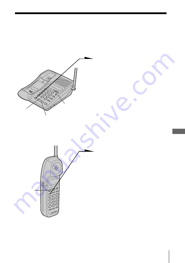 Sony SPP-ID975 - Cordless Telephone Скачать руководство пользователя страница 35