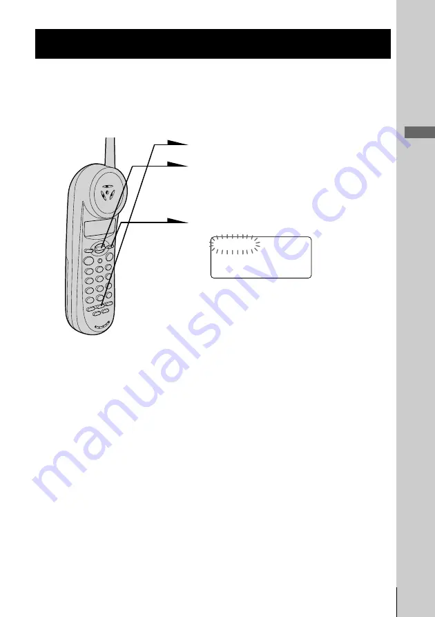 Sony SPP-N1025 - Cordless Telephone Скачать руководство пользователя страница 11