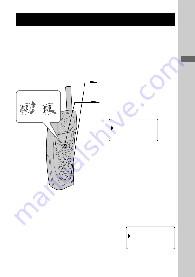 Sony SPP-S2730 - Cordless Telephone Operating Instructions Manual Download Page 27