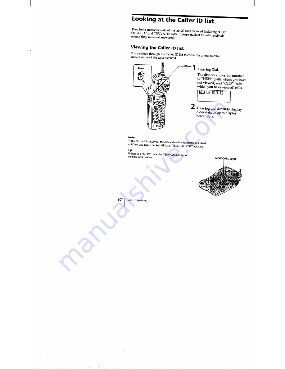 Sony SPP-S9101 - Cordless Telephone Скачать руководство пользователя страница 30