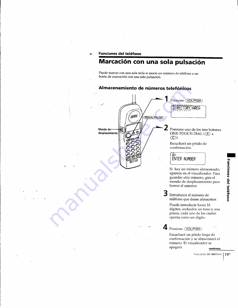 Sony SPP-SS965 - Cordless Telephone Скачать руководство пользователя страница 64