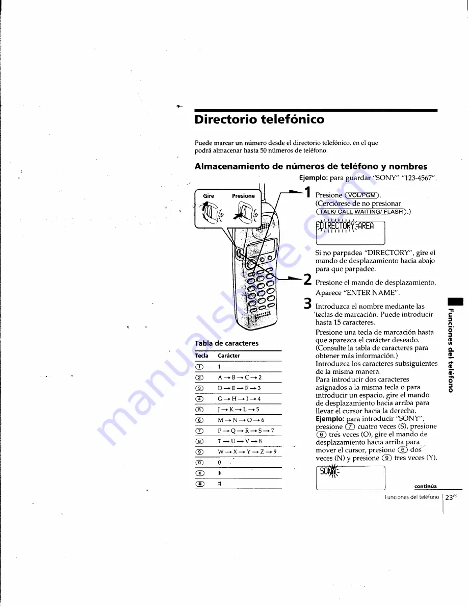 Sony SPP-SS965 - Cordless Telephone Скачать руководство пользователя страница 68