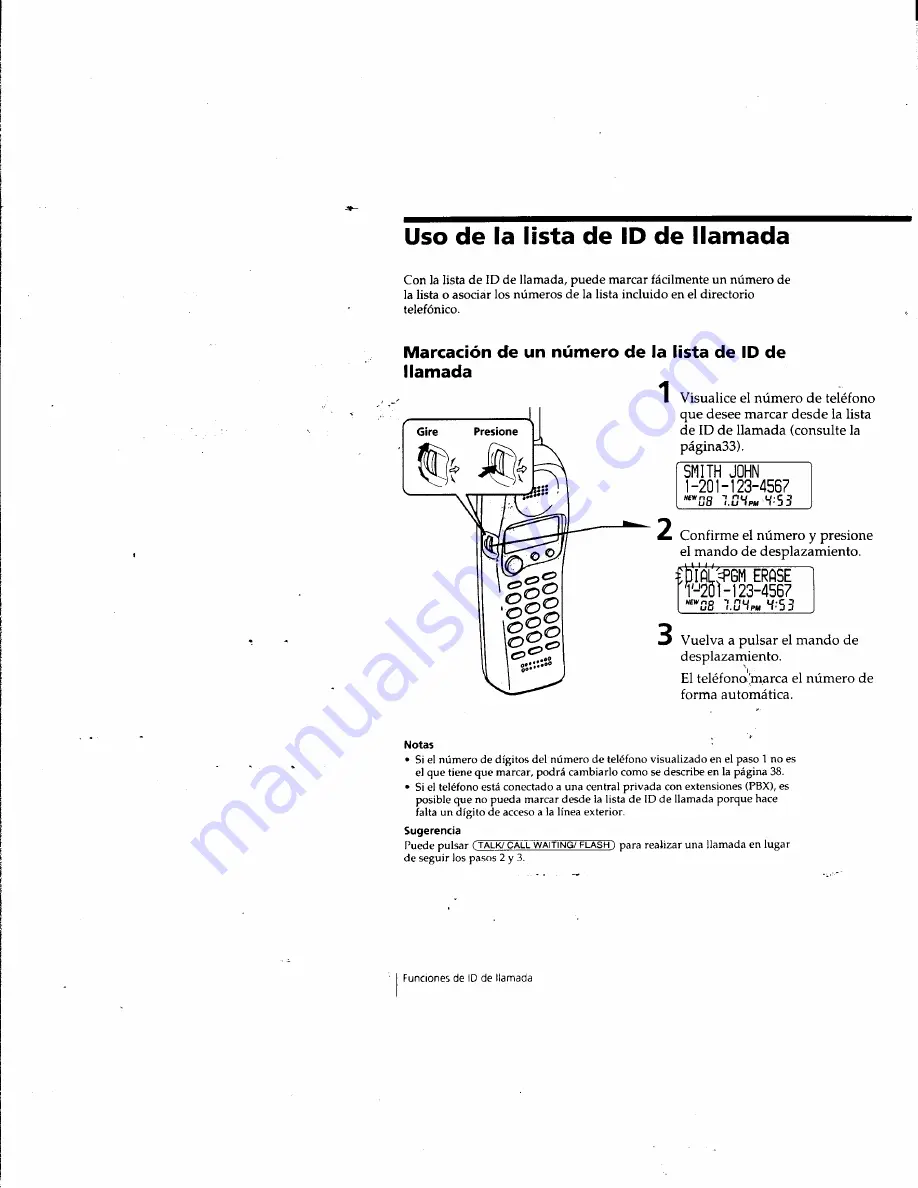 Sony SPP-SS965 - Cordless Telephone Скачать руководство пользователя страница 81