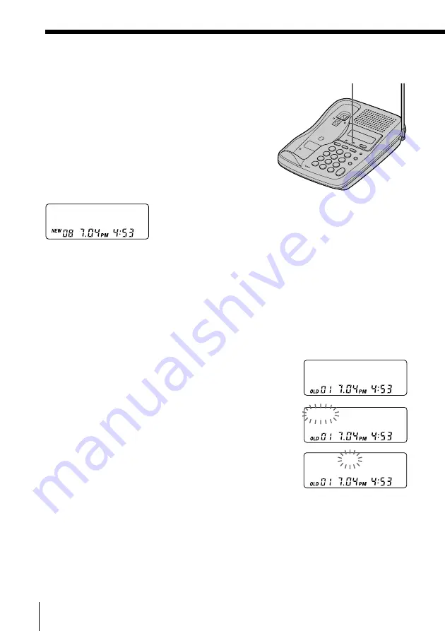 Sony SPP-SS966 - 900 Mhz Cordless Telephone Operating Instructions Manual Download Page 34