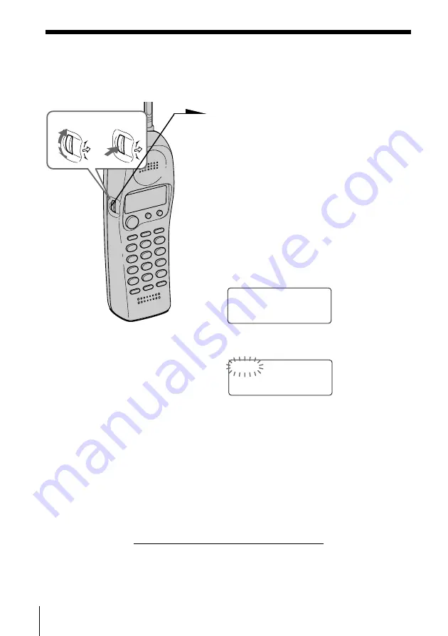 Sony SPP-SS966 - 900 Mhz Cordless Telephone Operating Instructions Manual Download Page 72