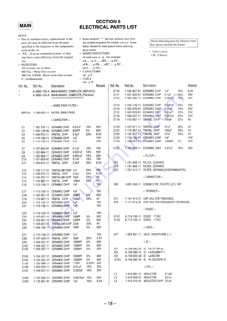 Sony SRF-M55 Скачать руководство пользователя страница 12