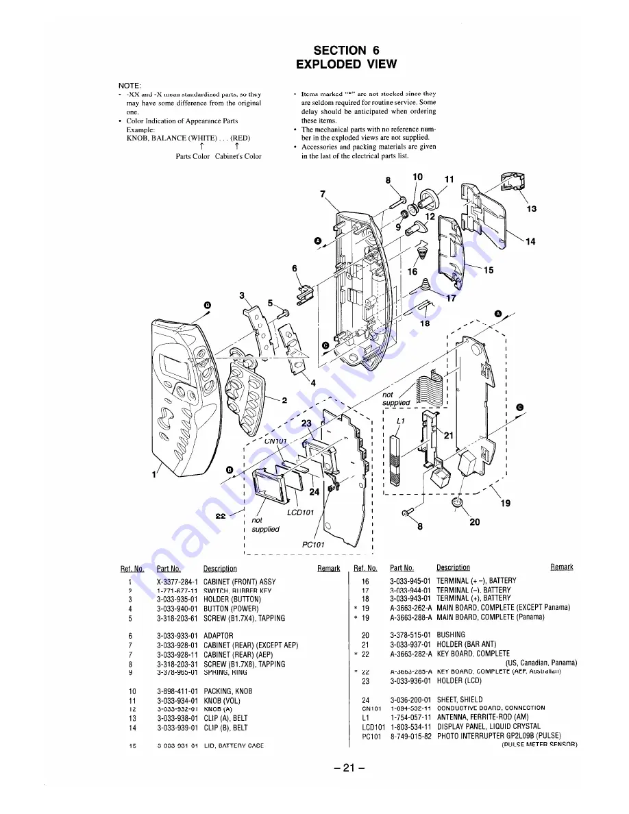 Sony SRF-M75PM - Walkman AM/FM Stereo Radio Скачать руководство пользователя страница 14