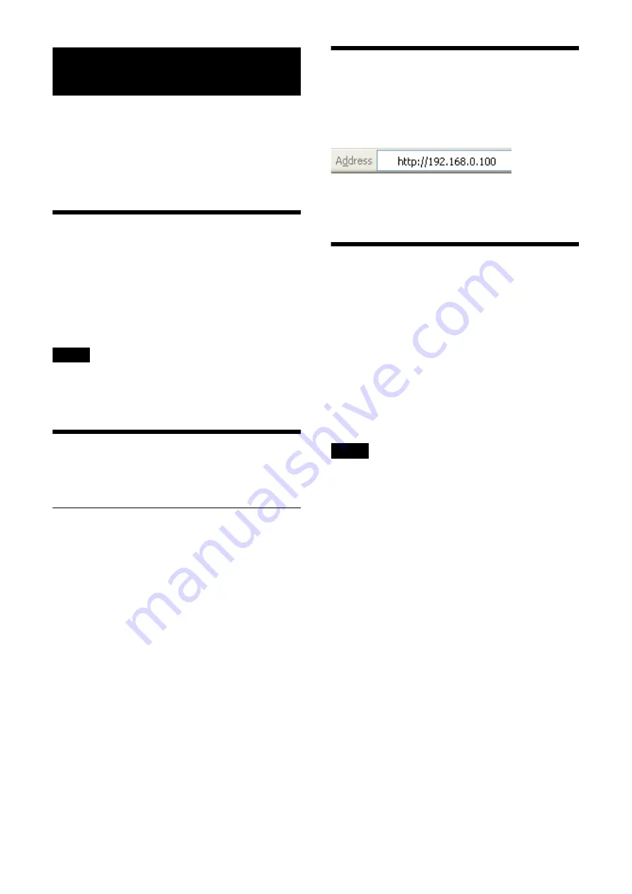 Sony SRG-H40UH Operating Instructions Manual Download Page 43