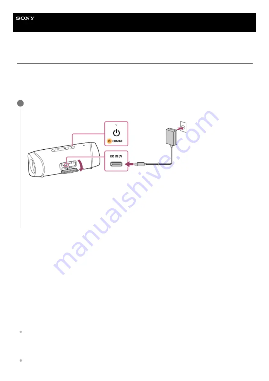 Sony SRS-XB23 Help Manual Download Page 7