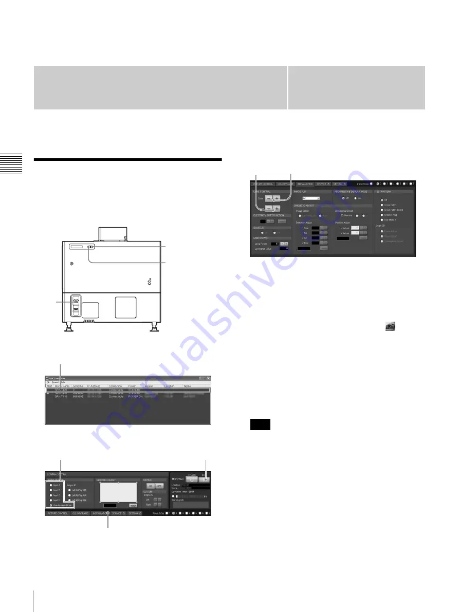 Sony SRX-T420 Operating Instructions Manual Download Page 58