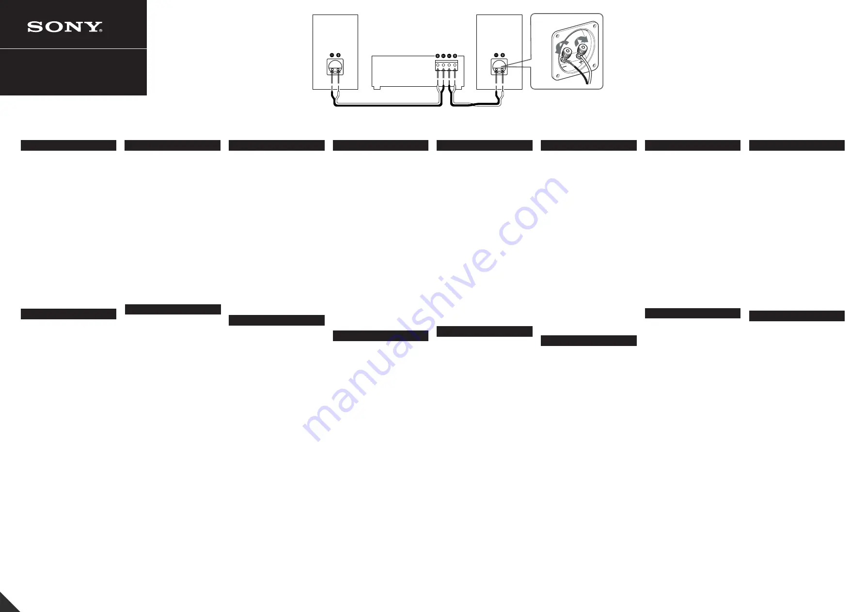 Sony SS-MF450H Connecting Manual Download Page 2