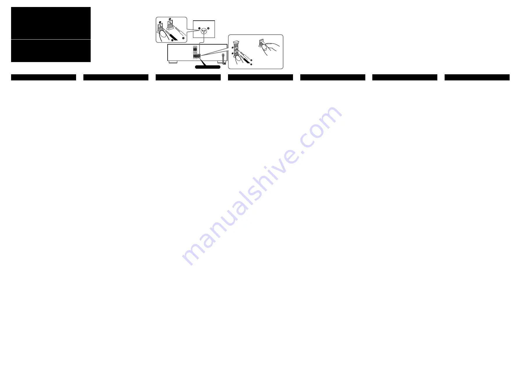 Sony SS-W581T Connecting Manual Download Page 2