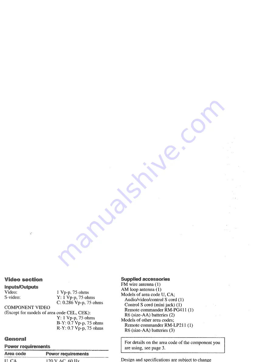 Sony STR-DA2ES - Fm Stereo/fm-am Receiver Operating Instructions Manual Download Page 71