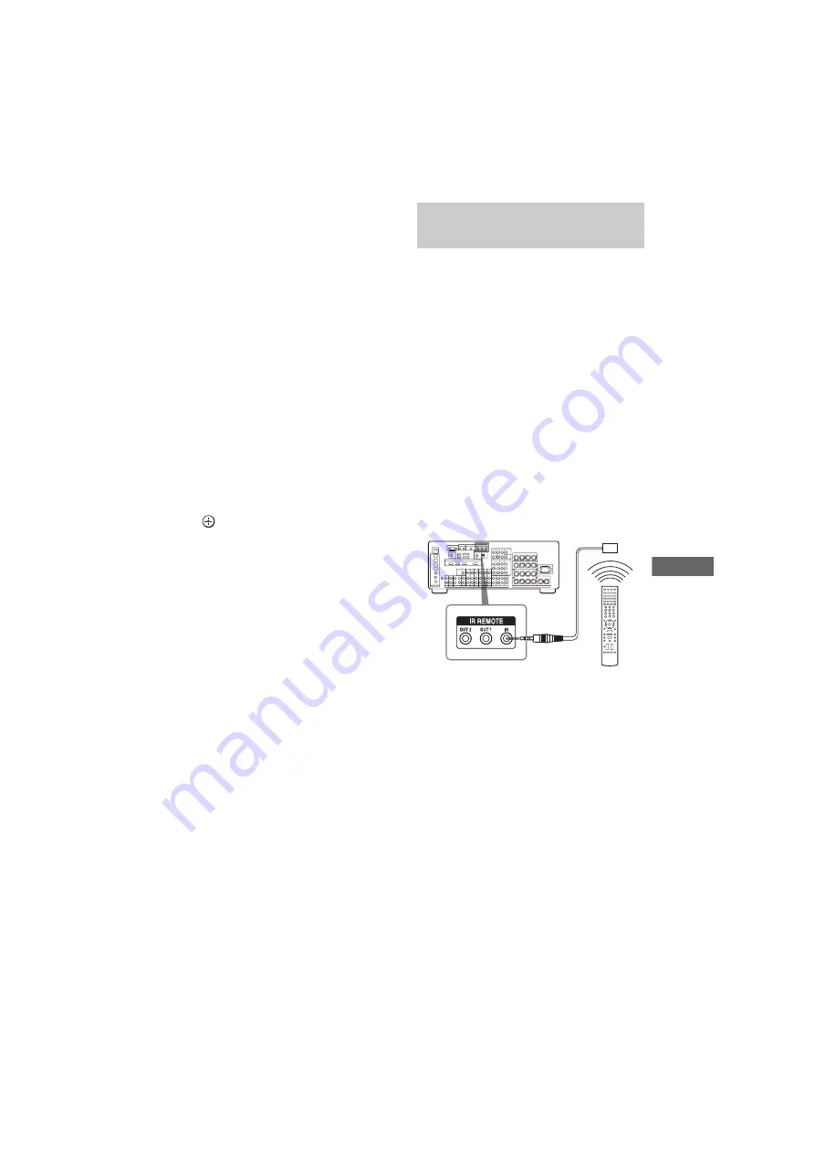 Sony STR-DA4300ES - Multi Channel Av Receiver Operating Instructions Manual Download Page 109