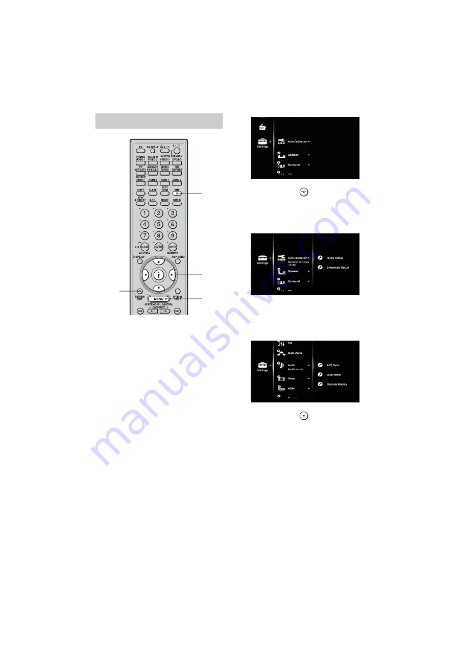 Sony STR-DA4300ES - Multi Channel Av Receiver Operating Instructions Manual Download Page 188