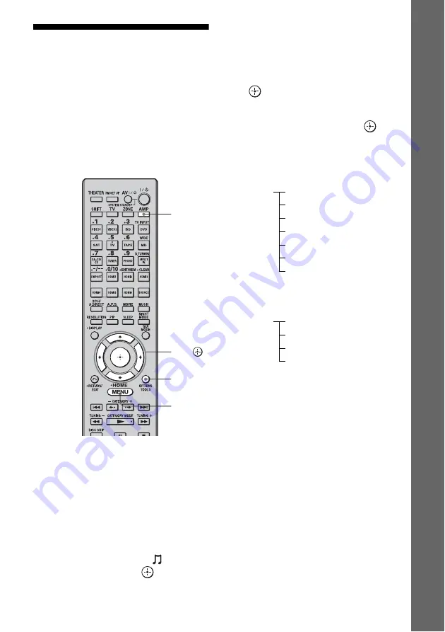 Sony STR-DA4400ES Operating Instructions Manual Download Page 205