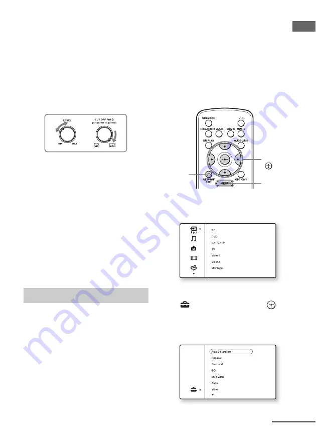 Sony STR-DA4600ES - 7.1 Channel Es Receiver Operating Instructions Manual Download Page 47