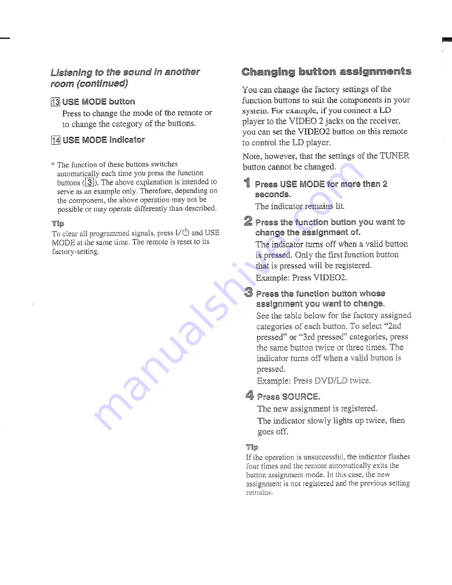 Sony STR-DA4ES - Fm Stereo/fm-am Receiver Operating Instructions Manual Download Page 72