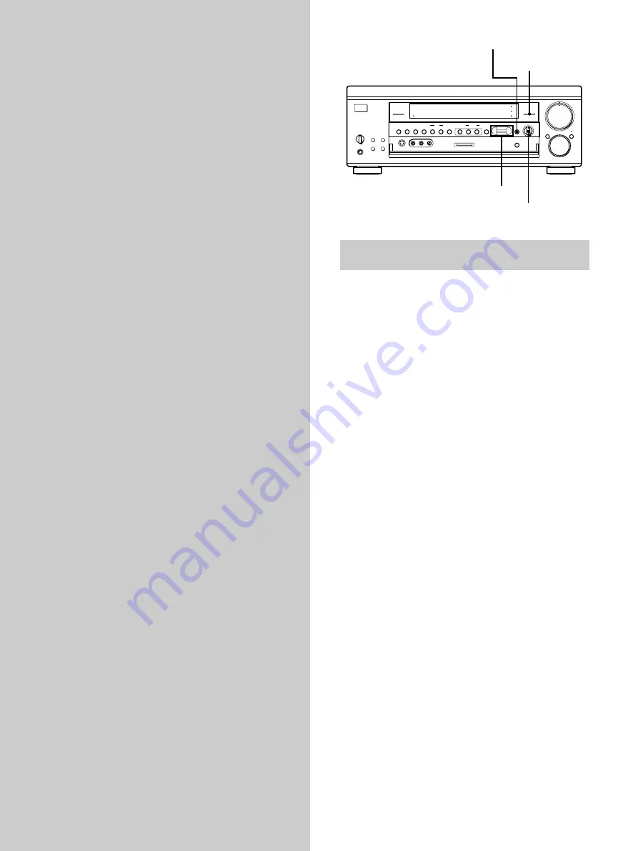 Sony STR-DA50ES - Fm Stereo/fm-am Receiver Скачать руководство пользователя страница 12