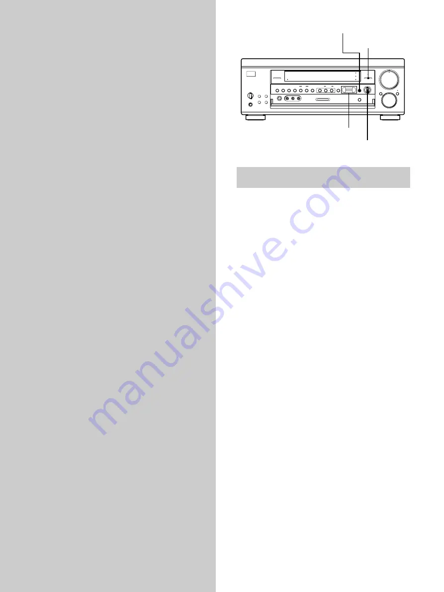 Sony STR-DA50ES - Fm Stereo/fm-am Receiver Operating Instructions Manual Download Page 174