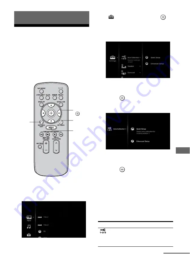 Sony STR DA5500ES - AV Network Receiver Operating Instructions Manual Download Page 127