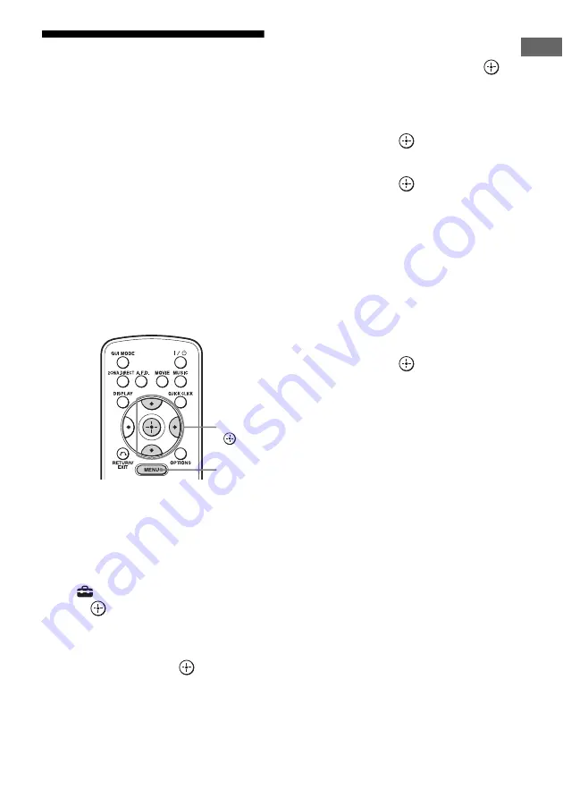 Sony STR-DA5600ES - Multi Channel Av Receiver (French) Mode D'Emploi Download Page 55