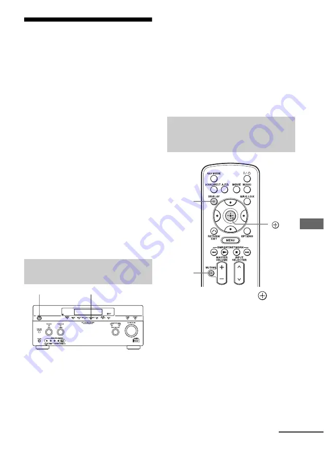 Sony STR-DA5600ES - Multi Channel Av Receiver Скачать руководство пользователя страница 119