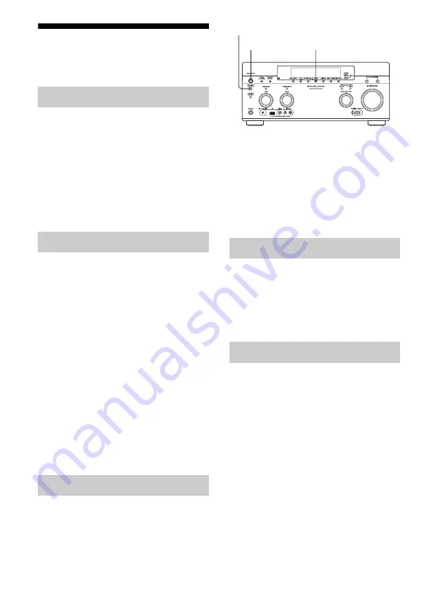 Sony STR-DA5700ES Operating Instructions Manual Download Page 118