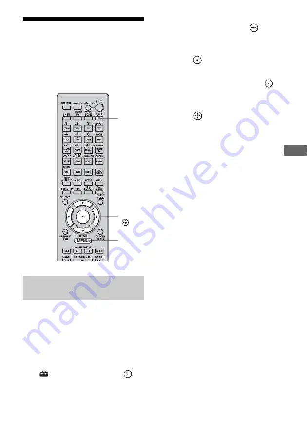 Sony STR-DA6400ES - Multi Channel Av Receiver Network Manual Download Page 29