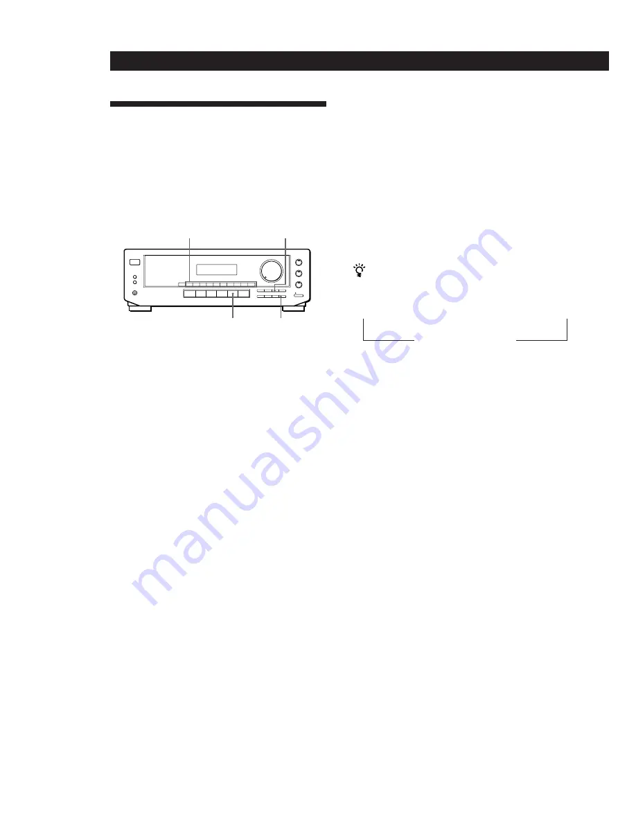 Sony STR-DE305 Instruction & Operation Manual Download Page 3