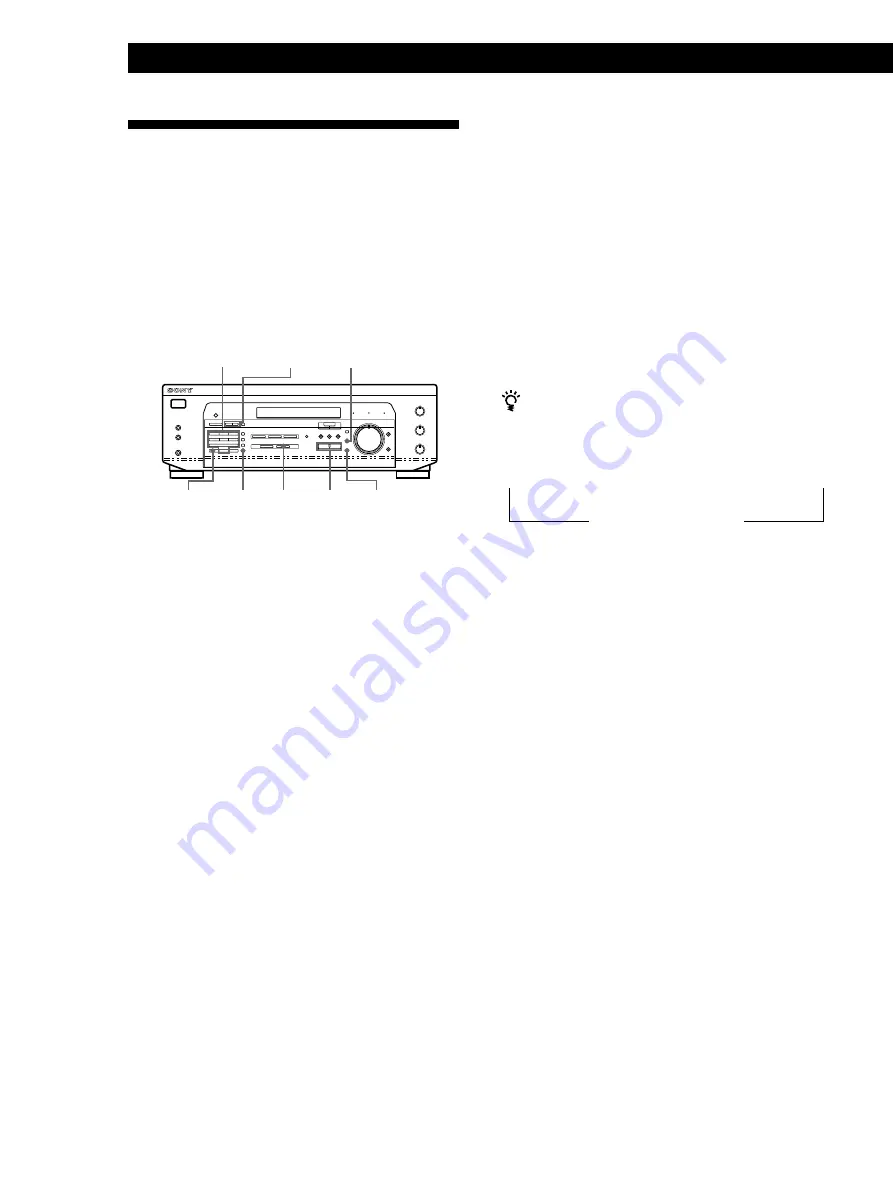 Sony STR-DE335 - Fm Stereo/fm-am Receiver Скачать руководство пользователя страница 41