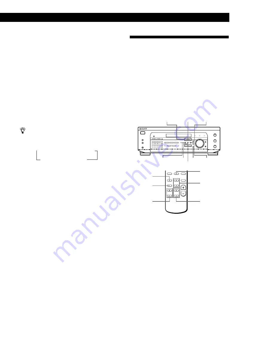 Sony STR-DE335 - Fm Stereo/fm-am Receiver Operating Instructions Manual Download Page 46