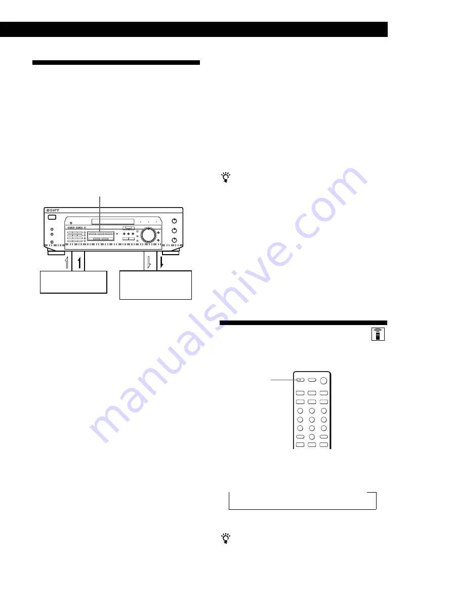 Sony STR-DE335 - Fm Stereo/fm-am Receiver Скачать руководство пользователя страница 71