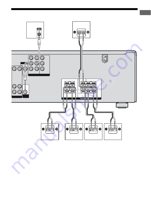 Sony STR-DE400 Operating Instructions Manual Download Page 13