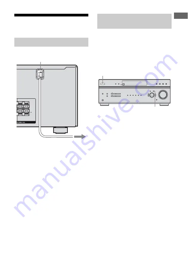 Sony STR-DE400 Operating Instructions Manual Download Page 23