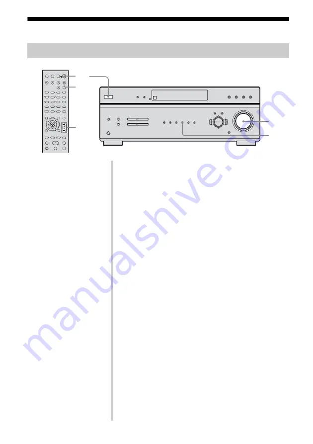 Sony STR-DE400 Operating Instructions Manual Download Page 30