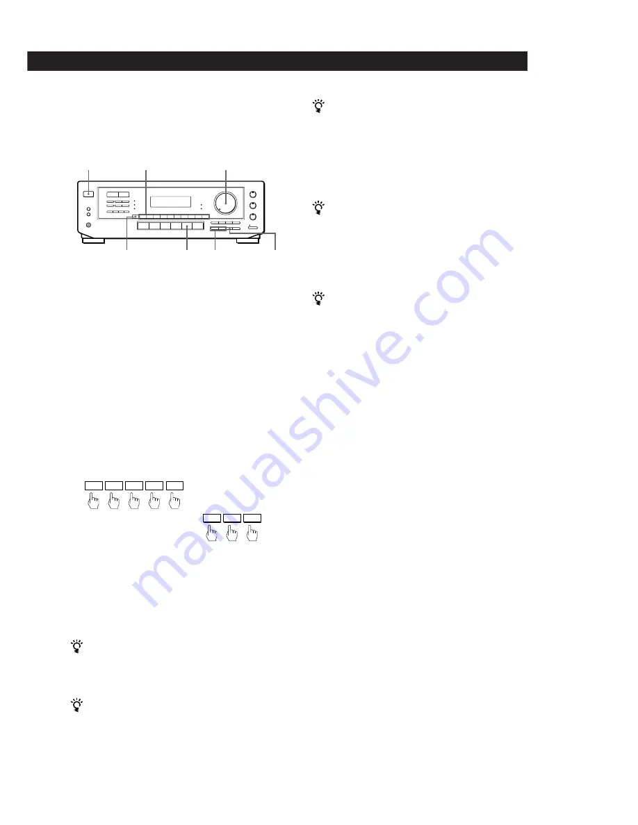 Sony STR-DE405 Скачать руководство пользователя страница 58