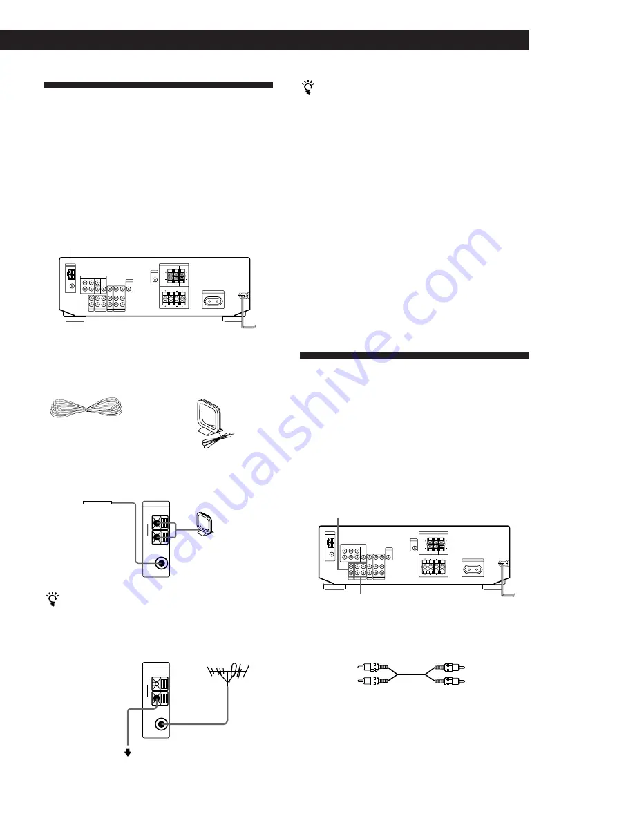 Sony STR-DE435 Operating Instructions Manual Download Page 98