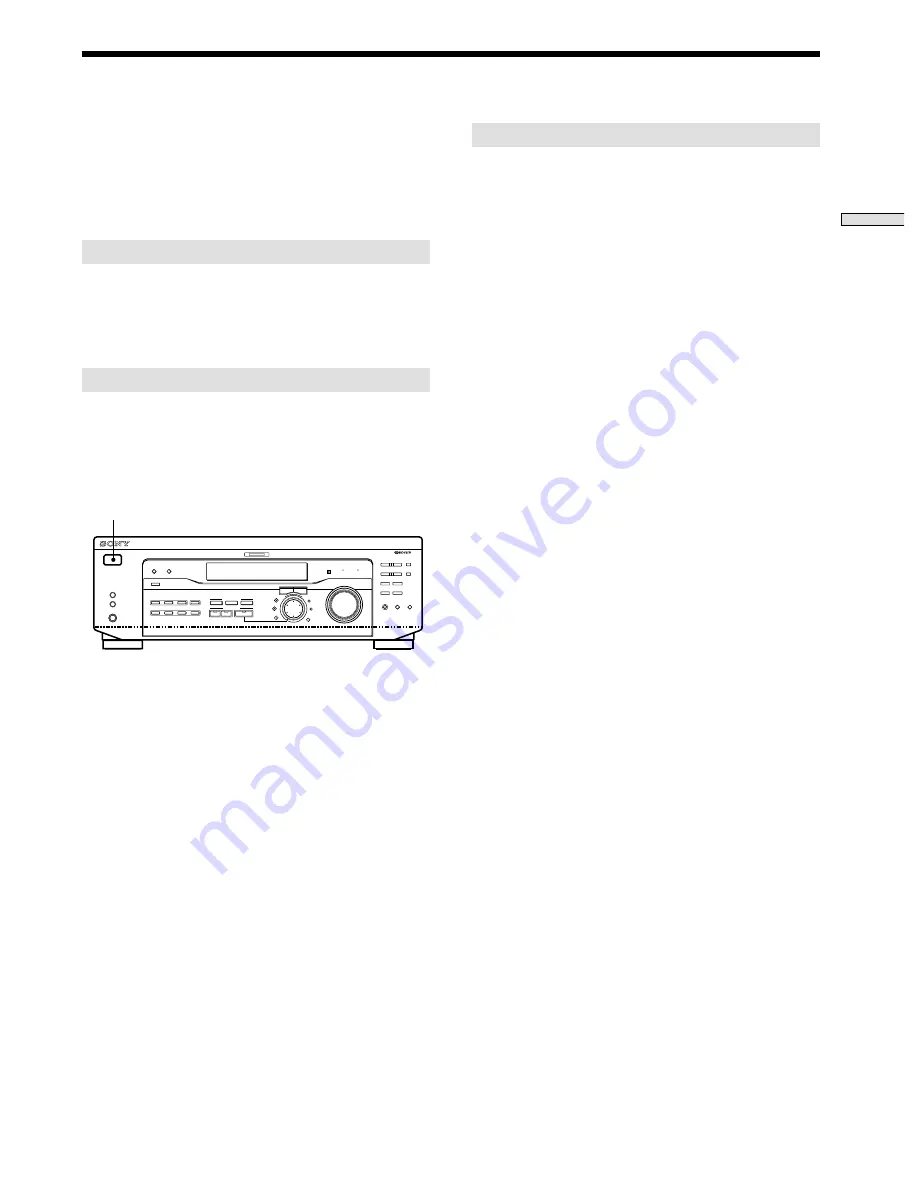 Sony STR-DE445 - Fm Stereo/fm-am Receiver Скачать руководство пользователя страница 183