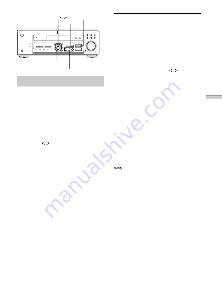 Sony STR-DE475 - Fm Stereo/fm-am Receiver Operating Instructions Manual Download Page 76