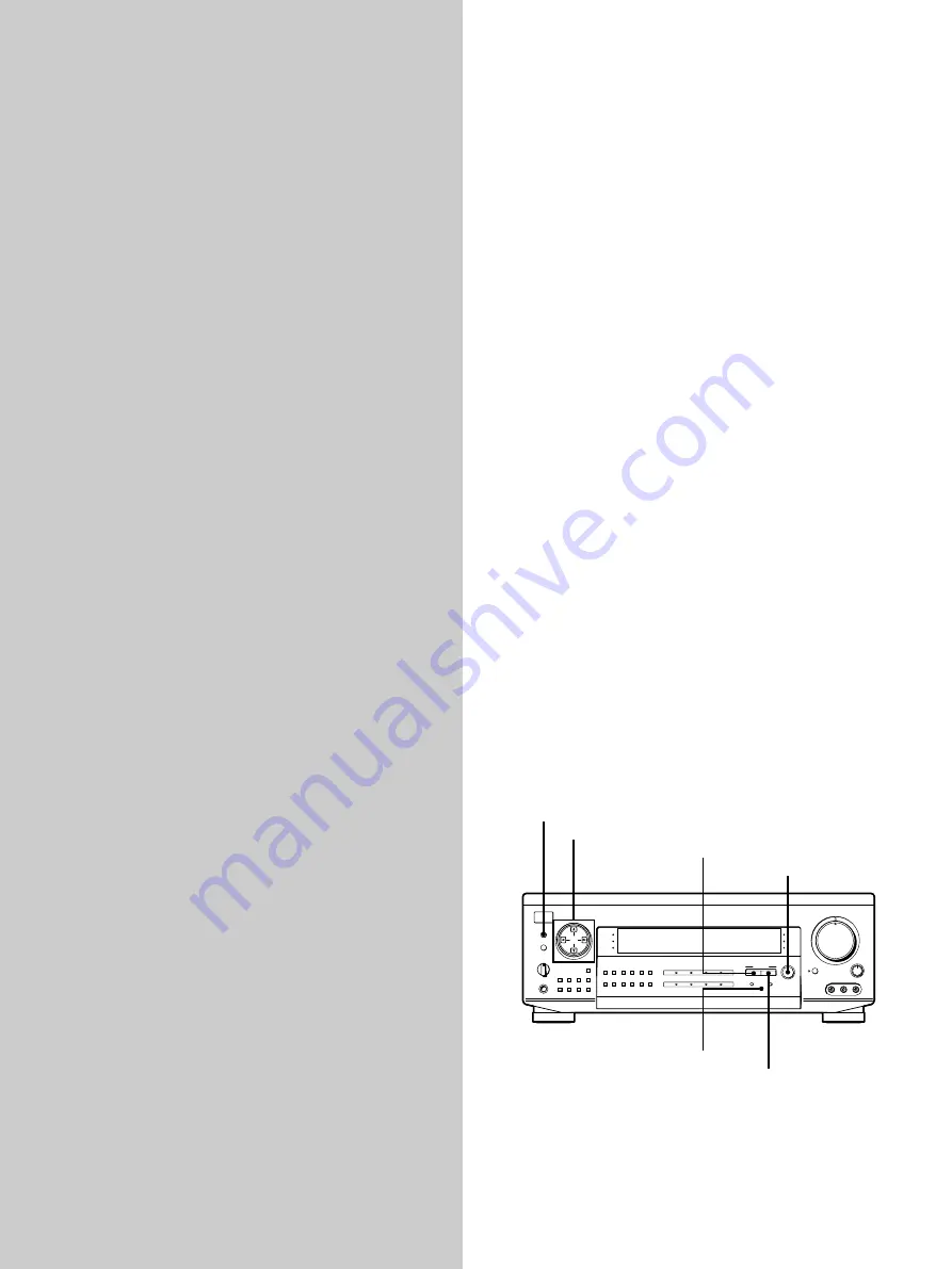 Sony STR-DE525 Operating Instructions Manual Download Page 24