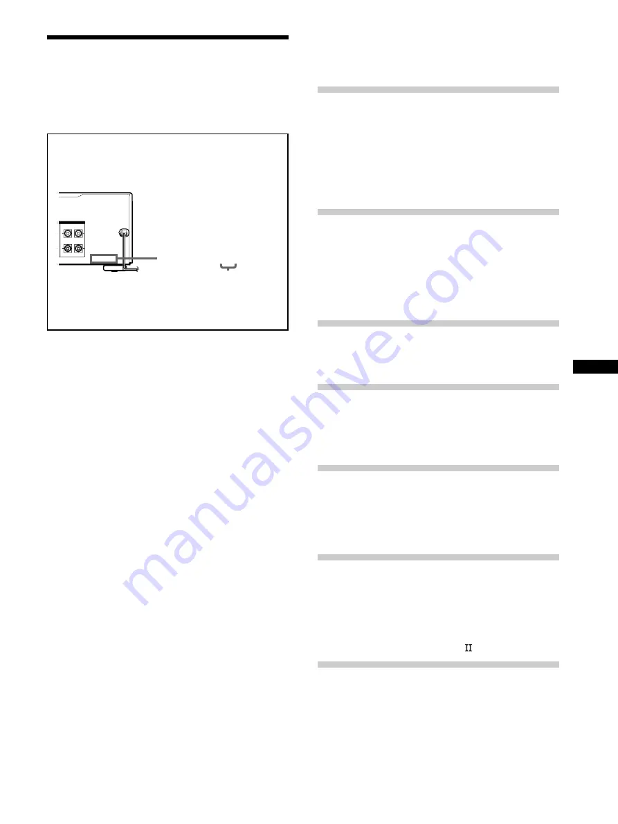 Sony STR-DE675 - Fm Stereo/fm-am Receiver Operating Instructions Manual Download Page 58