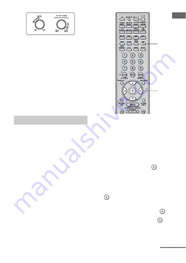 Sony STR-DG1100 Operating Instructions Manual Download Page 43