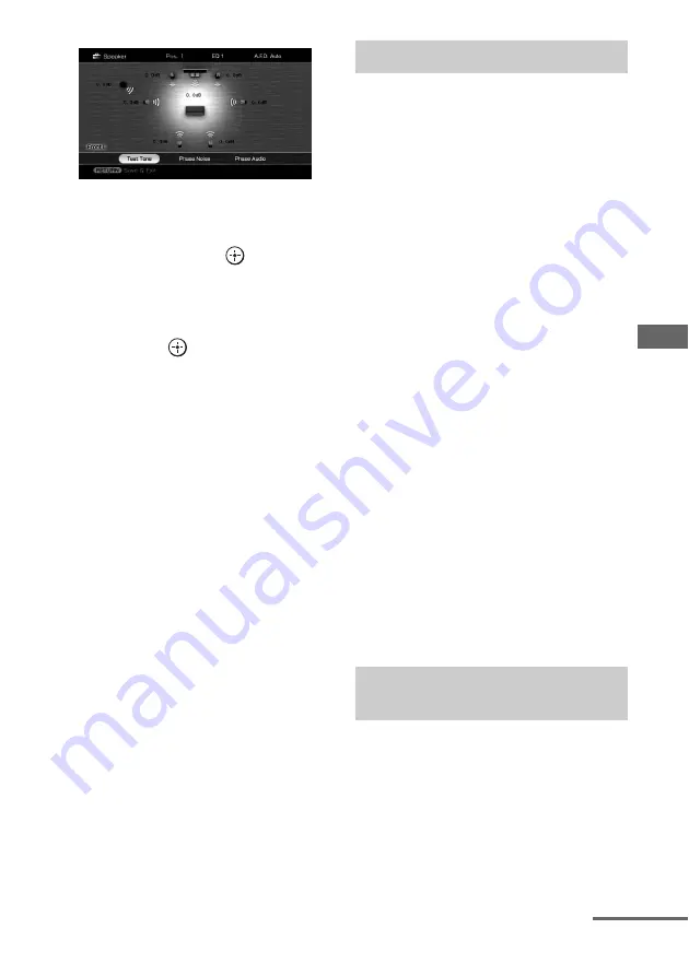 Sony STR-DG1100 Operating Instructions Manual Download Page 71