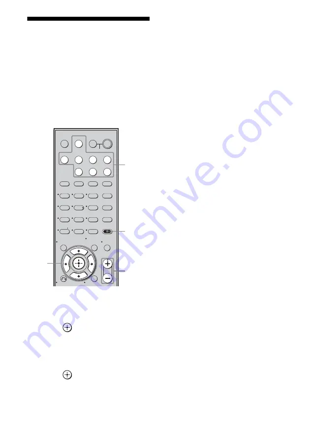 Sony STR-DG520 Operating Instructions Manual Download Page 30